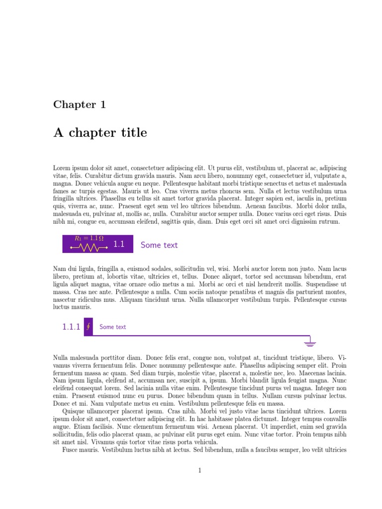 A Chapter Title: Some Text | PDF