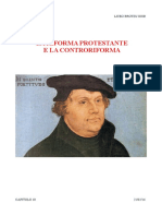 La riforma protestante e la controriforma