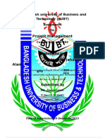 Project Management: Bangladesh University of Business and Technology (BUBT)