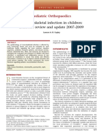 Musculoskeletal Infection in Children (Current 2007 2009)