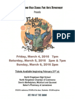 Fiddler on the Roof NKHS Poster