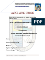 Laboratorio Nº 22 Quimica II FIMGM