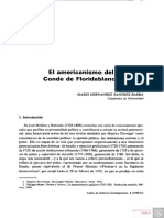 HERNÁNDEZ SANCHEZ-BARBA, Mario - El Americanismo Del Conde de Floridablanca