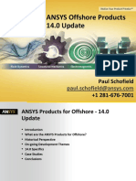 ANSYS Offshore Products 14-0 Update - Schofield