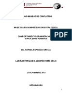 Ensayo Sobre Manejo de Conflictos