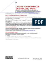 Scaffolds Scaffolding Work General Guide