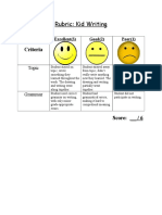 Lesson 5 Rubric