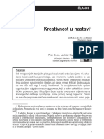 Napredak 2012 1 02 L Bognar Kreativnost U Nastavi Napredak 153 1 9 20 2012 PDF