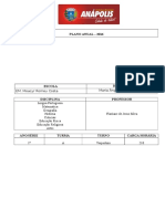 Planejamento Anual 1º Ano