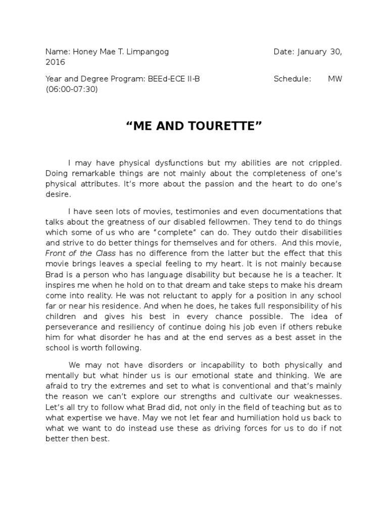 Ict Reflection | PDF | Wellness