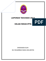 Laporan Tahunan Kelab Rekacipta 2012