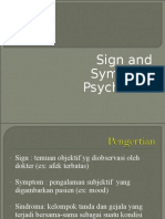 Sign and Symptom Psykiatric Edit