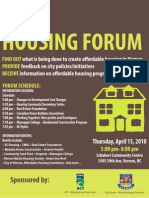 Housing Forum: Sponsored by