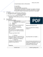 Masusing Banghay Aralin-Elastisity Og Demand