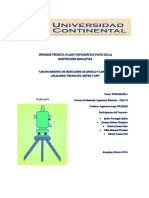 Cuarto Informe de Topografía - Teodolito