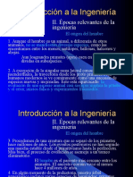 El Origen Del Hombre y de La Ingenieria