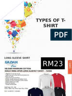 Types of T-shirt