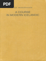 A Course in Modern Icelandic