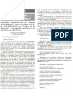 R.S. No. 098-2010-PCM. Modifican denominación de "Museo de la Memoria" a que se refiere la R.S. No. 059-2009-PCM por "Lugar de la Memoria" e incorporan miembros a la Comisión de Alto Nivel