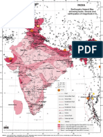 India: Earthquakes of Magnitude e 5)