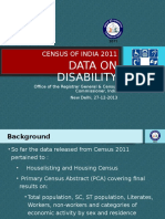 Disability 2011 Data Release Dec 2013 PPT (27.12.13)