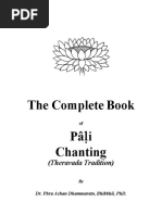 The Complete Book of Pali Chanting