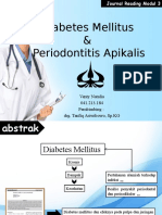 Hubungan Diabetes dan Periodontitis Apikalis