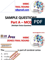 MBBC Sample Questions Zones Final Round