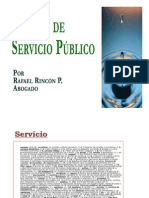 Noción de Servicio Público