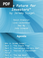 The Future For Investors - Siegel - Group 4