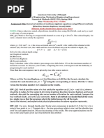 MEC 325-Home Work#1