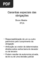 Garantia Especial Das Obrigações
