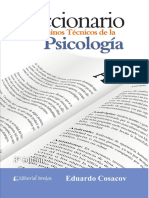 DICCIONARIO DE PSICOLOGIA