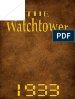 The Watch Tower - 1933 Issues