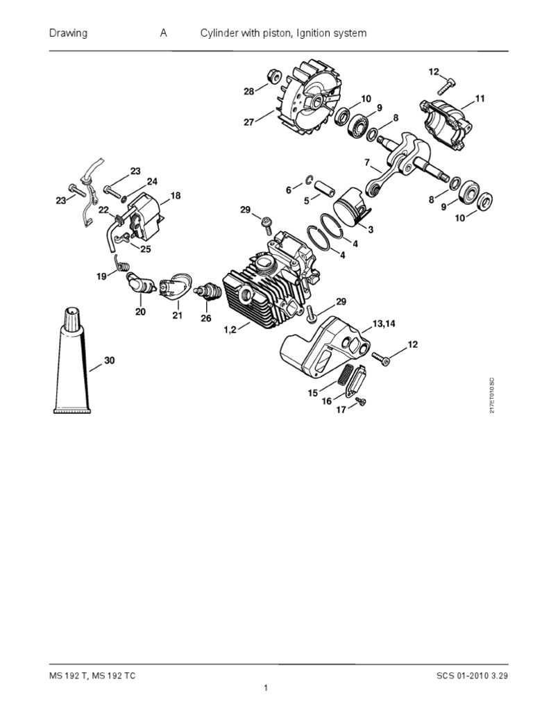 Stihl 192 T Parts Diagrams