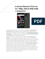 anunciado el archos diamond 2 plus