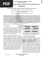 Review On Single-Phase Fluid Flow Distribution in Manifold