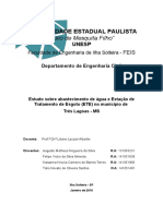 Estudo Sobre o Abastecimento de Água e Tratamento de Esgoto em TL