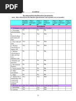 Recruitment Selection Retention Questionnaire