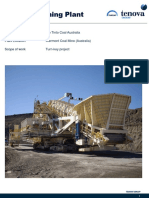 Mobile Crushing Plant: Rio Tinto Coal Australia Clermont Coal Mine (Australia) Turn-Key Project