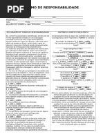 Termo de Responsabilidade Tattoo