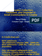 Wastewater Collection, Treatment, and Disposal in Small Communities in Croatia