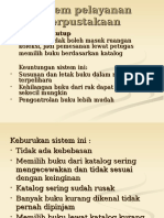 Sistem Pelayanan Perpustakaan