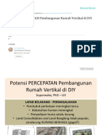 Potensi PERCEPATAN Pengembangan Rumah Vertikal DIY