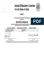 Level 1 License