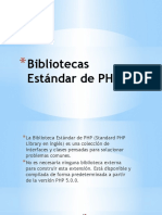 Bibliotecas Estándar de PHP