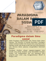 Presentasi Paradigma Dalam Ilmu Sosial