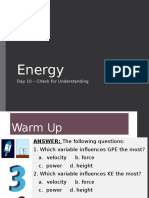 Unit5 Energy Day10 Check4understanding