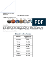 Los Planetas de Nuestro Sistema Solar