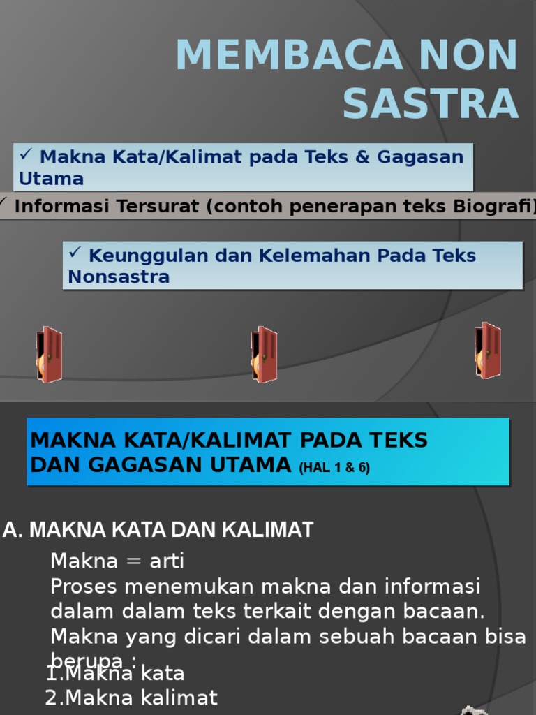 Membaca Non Sastra
